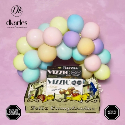 DKarles Obsequios - Cajas Vizzio Costa y Globos 01