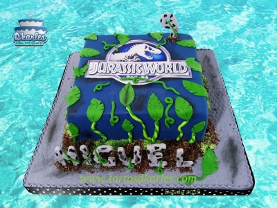 DKarles - Torta Jurassic Park 01, Dinosaurio